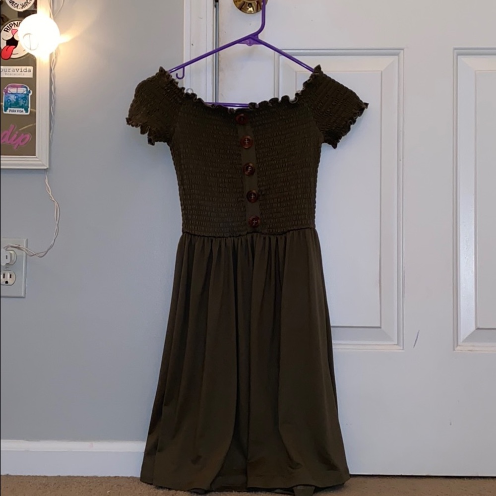 cute off the shoulder dress